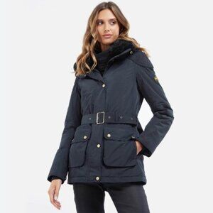 Barbour Bowden Jacket - black - waterproof and mint condition!